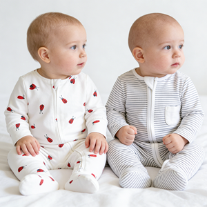 Servicio OEM ODM de Fábrica, Pijama Enterizo de Algodón con Patrón Personalizado para Bebés, Unisex, para <span class=keywords><strong>Dormir</strong></span> y Jugar - Product Image 1