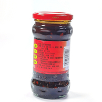 Sauce et pâte de piment de soja Laoganma chinoise célèbre en gros, bouteille de 280g, assaisonnement épicé certifié HACCP