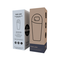 Caja de Embalaje para Botellas de Agua de Vidrio Impresas al por Mayor, Botellas de Agua Portátiles, Vasos de Vidrio para Caja de Botellas de Agua de Vidrio