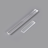 Fenêtre en saphir personnalisée en usine avec revêtement antireflet, verre optique à haute transmission pour applications d'éclairage
