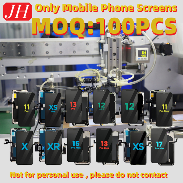 JH Wholesale 100PCS MOQ LCD Touch Screen Digitizer Display Assembly for IP 17 OEM Replacement Repair Parts