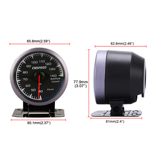 Cnspeed 2.5 Inch Water Temperature <b>Gauge</b> 40-140 C For Car Universal Stepmaster Advance89 Cr - Product Image 4