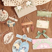 Lot de 15 autocollants vintage découpés sur mesure en carton ajouré pour scrapbooking, idéal pour les loisirs créatifs DIY