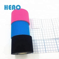 Bande de kinésiologie sportive en coton 5 cm, imperméable, respirante, élastique, adhésive à l'oxyde de zinc, unisexe, pour soutien de la cheville et du genou