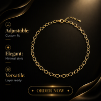 Collier Pendentif Cercle Ouvert Argenté Personnalisé, Chaîne Minimaliste, Bijou pour Femme, Cadeau, Fête
