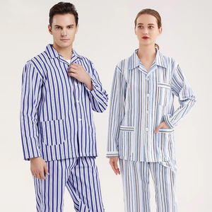 Ropa de Hospital para <span class=keywords><strong>Mujer</strong></span>, <span class=keywords><strong>Pijama</strong></span> de Algodón Puro con Tela Dobby, Manga Corta, Traje de Manga Larga, Modelo Holgado para Hospitalización - Product Image 1