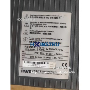 เซอร์โว SV-DA200-0R7-2-E0 invt 6.8A 220V/2.8A 750W 4.5A 3Phase จัดส่งฟรีใช้ H - Product Image 2