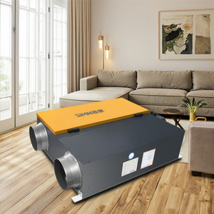 Sistema HVAC ERV montado en el techo Máquina de ventilación de recuperación de calor HRV con filtro HEPA de ahorro de energía Material metálico - Product Image 1