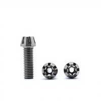 Vis à tête Torx fendue en titane naturel GR5, vis décorative conique pour pièces de moto et de voiture