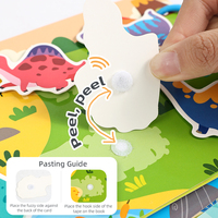 Livre d'activités Montessori pour tout-petits, résistant aux déchirures, sur le thème des transports, jeu d'association, jouet éducatif pour l'apprentissage précoce
