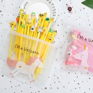 <span class=keywords><strong>Cartoleria</strong></span> creativa retrò per ufficio 0.5mm Morandi colore neutro scatola di penna 6 set di inchiostro rosso firma penne materiale plastico all'ingrosso - Product Image 2