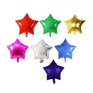 Kleine Mini 10 Inch Opblaasbare Lucht Helium Feestdecoraties Roze Goud Zwart Zilver Blauw Paars Folie Stervormige Ballon Voor Feest - Product Image 6