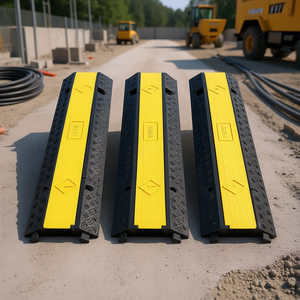 Rampa Protettiva per Cavi 0,9 M a 2 Canali in Plastica, Accessorio per Protezione Cavi - Product Image 2