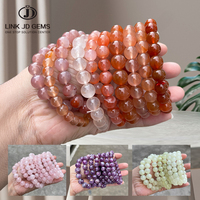 JD GEMS vente en gros de différentes tailles de perles rondes en pierre naturelle bracelets bracelets adaptés aux femmes et aux hommes vêtements quotidiens