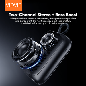 VIDVIE Loa di động ngoài trời Hifi 10W Loa âm trầm lớn âm thanh nổi hai kênh hộp âm thanh <span class=keywords><strong>mini</strong></span> Loa chống nước tiệc tùng BT không dây TWS - Product Image 5