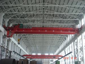 Modèle <span class=keywords><strong>QD</strong></span> 20 / 15 tonnes 32/50 tonnes pont roulant à double poutre - Product Image 5