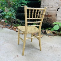 Chaises de fête chiavari à prix d'usine pour ensemble de chaises de salle à manger pour banquet de douche de bébé