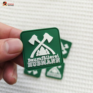 Parches Termoadhesivos Personalizados de Silicona de PVC Suave en 3D con Logotipo de Avión, Insignia con Gancho y Bucle para Ropa y Gorras - Product Image 2