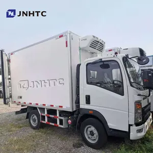 Sinotruk HOWO Light Duty 6 Wheeler Refrigerated Van Truck Fresh Food Freezer Refrigerator Cargo Truck