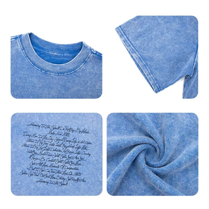 Camiseta Holgada Personalizada para Hombre con Diseño de Impresión DTG para Verano, Camisetas de Manga Corta con Lavado Ácido - Product Image 5