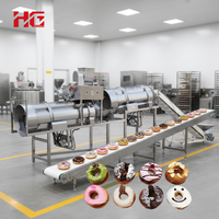 Nouvelle machine automatique commerciale manuelle pour la fabrication de beignets, application moulin à farine, haute capacité 450 pièces/heure, 110V/220V