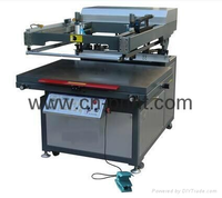 Máquina de Serigrafía Industrial de Cama Plana, Semiautomática, para Impresión Plana en Bolsas de Compra