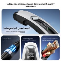 Pistolet de charge embarqué bidirectionnel intégré 7kW 2-en-1, chargeur/dock portable pour la maison, interface GBT 20234.2-2015, entrée AC 220V
