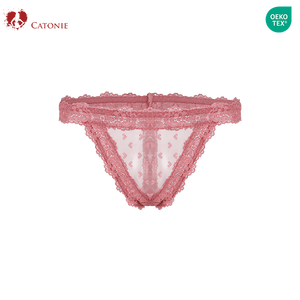 Completo intimo <span class=keywords><strong>sexy</strong></span> da donna in pizzo ricamato 3D, due pezzi, in spandex/nylon, taglie forti, con fiocco e decorazioni in strass - Product Image 4