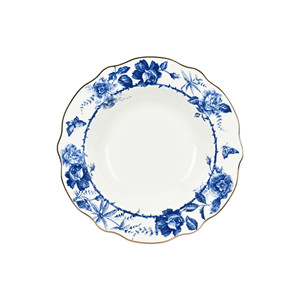 Service de table en porcelaine <span class=keywords><strong>bleu</strong></span> rose papillon, 24 pièces |   <span class=keywords><strong>Vaisselle</strong></span> de banquet de mariage OEM en gros - Product Image 4