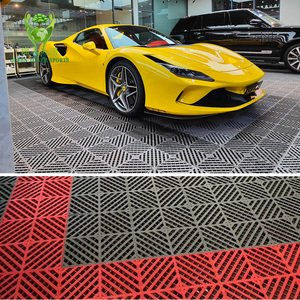 Guangzhou fabbrica all'ingrosso facile da installare resistente all'usura griglia di lavaggio auto ad incastro <span class=keywords><strong>pavimento</strong></span> in plastica per Garage pavimenti sportivi - Product Image 1