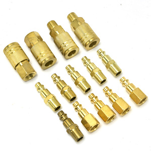 Juego de 14 Conectores Rápidos de 1/4 NPT para Compresor de Aire, Accesorios con Roscas Internas y Externas, Herramientas Neumáticas - Product Image 2
