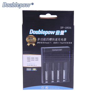 Doublepow ชาร์จแบตเตอรี่สมาร์ทยูเอสบีแบบพกพาได้4ช่องชาร์จแบตเตอรี่ AA AAA 1.2V Ni-mh <span class=keywords><strong>NiCd</strong></span> 3.7V Li-ion พร้อมจอแสดงผล LED อิสระ - Product Image 6