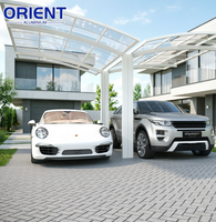 Pergola de voiture en aluminium à double structure imperméable, nouveau design 2026, abri multifonctionnel pour garage extérieur