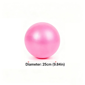 Pelota de Pilates Pequeña de 25 cm, Antiexplosión, de PVC Ligero y Suave, para Principiantes, Fortalecimiento del Core, Ejercicios de Yoga - Product Image 2