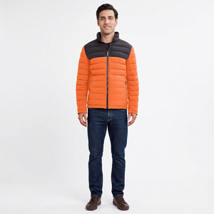 OEM Custom Men's Hooded Puffer Jacket <b>Winter</b> <b>Thick</b> <b>Coats</b> with Bubble Design Quick Dry Plus Size Cotton Wholesale - Product Image 1
