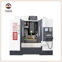 Centre d'usinage vertical CNC VMC855 avec structure haute rigidité et coupe stable pour la fabrication de moules et les moules en aluminium