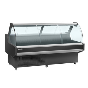 Vitrine Réfrigérée Commerciale <span class=keywords><strong>pour</strong></span> <span class=keywords><strong>Boucherie</strong></span>, Comptoir Réfrigéré <span class=keywords><strong>pour</strong></span> Viandes, Vitrine de Présentation <span class=keywords><strong>pour</strong></span> Plats Préparés, Réfrigérateur Commercial à Viande Monotempérature R404a - Product Image 1
