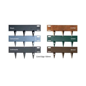 سياج حواف المناظر الطبيعية للمروج كورتين الصلب سياج حديقة معدني كورتين حافة الحديقة الصلب - Product Image 5