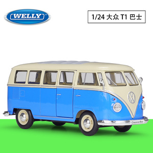 Welly – modèle de voiture en alliage moulé sous pression 1:<span class=keywords><strong>24</strong></span> S Vo lkswagen 19663t1 <span class=keywords><strong>BUS</strong></span> en métal à collectionner - Product Image 2