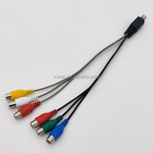 Cáp Din Đầu Đực 10 Chân Sang Đầu Cái RCA Cho Hệ Thống Âm Thanh Nổi Electrophonic Bang & <span class=keywords><strong>Olufsen</strong></span>, Naim, - Product Image 1