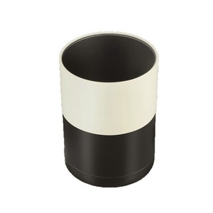 Nouvelle poubelle en bois de noyer noir, de grande valeur pour la maison et le salon, peinture métallique, imitation bois massif, neuve - Product Image 4