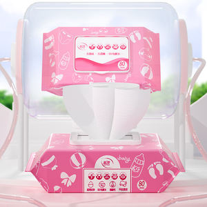 Lingettes humides pour le soin de la peau Lampure OEM, non tissées, extra douces pour bébés - Product Image 4