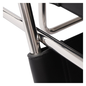 <span class=keywords><strong>Poltrone</strong></span> Pieghevoli di Design Scandinavo con Telaio in Acciaio Tubolare Resistente e Sedute <span class=keywords><strong>Sospese</strong></span>, Eleganti per la Camera <span class=keywords><strong>da</strong></span> Letto - Product Image 3