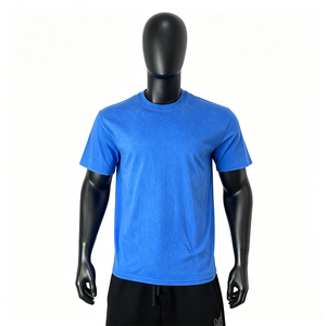 T-shirt unisexe en coton prélavé effet vieilli, coupe décontractée et oversize, vente en gros, vêtements personnalisés avec logo pour événements - Product Image 1