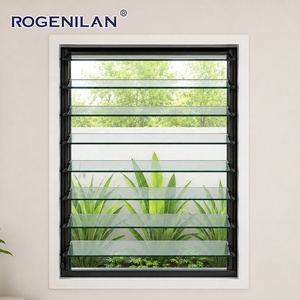 Finestre a Persiana in Alluminio con Doppio Vetro per Risparmio Energetico, Fornitore Cinese Rogenilan - Product Image 3