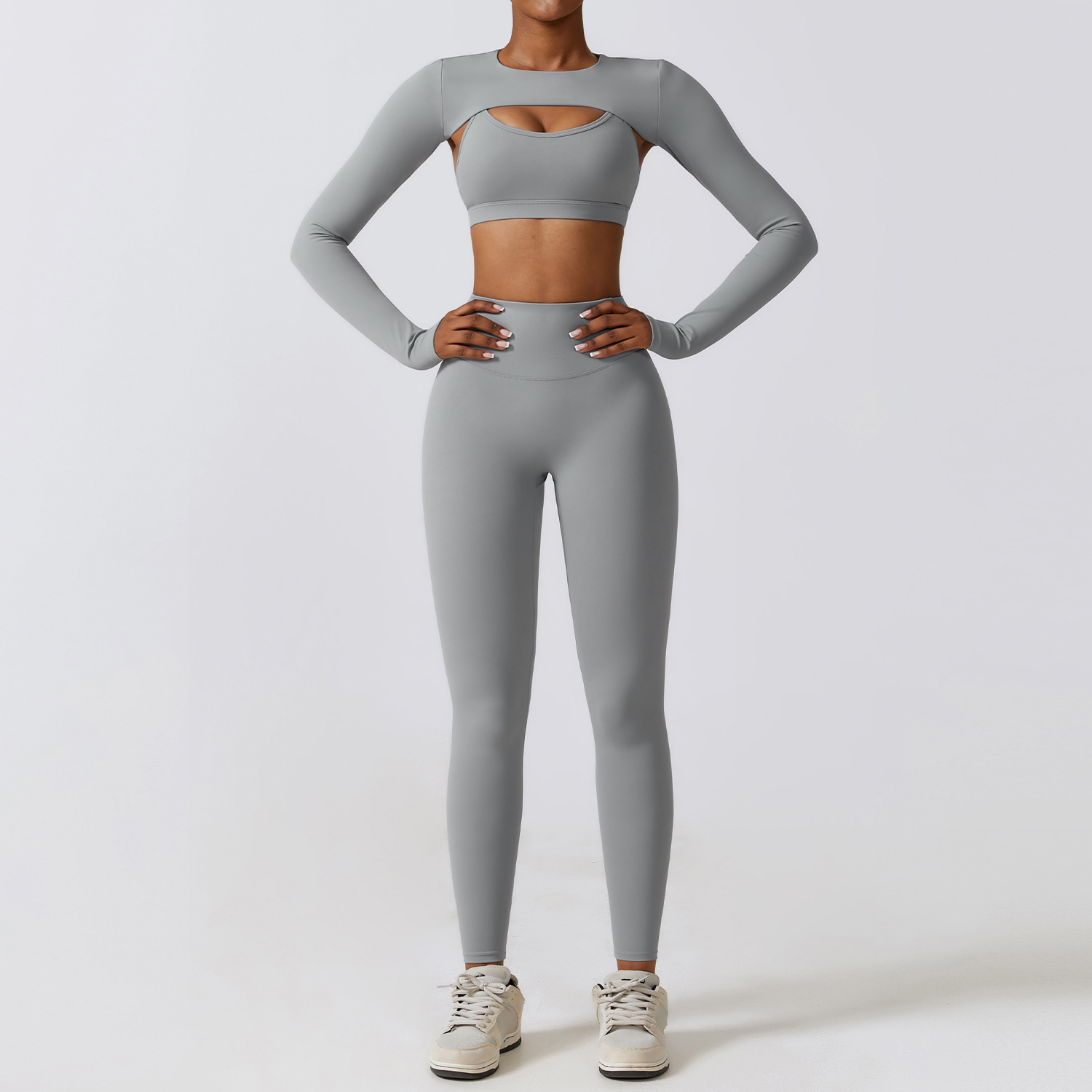 Bra shoulder pants rhino grey
