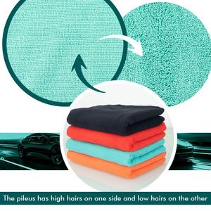 High Quality Quick-Dry Durable Microfiber Ultra Absorbent 45X72cm Car Cleaning <b>Cloth</b> Wash Towel for Home Kitchen Hotel - Product Image 3