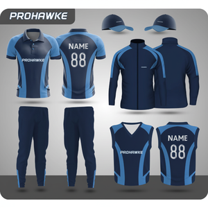 Uniforme de Cricket Prohawke, Jersey de Cricket de Manga Corta con Cuello Estilo Camiseta y Pantalones Cómodos para Niños - Product Image 1