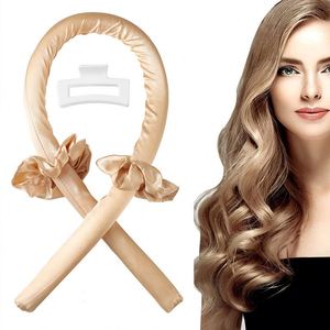 Meilleures ventes en Europe et en Amérique : Big Wave, ensemble de 4 éponges à cheveux sans chaleur pour boucles de nuit, grandes ondulations - Product Image 1