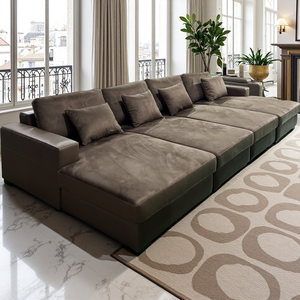 नए डिजाइन लिविंग रूम फर्नीचर ने बड़े वर्ग के सोफे बिस्तर एकल सीट धातु संरचना को नरम किया - Product Image 3